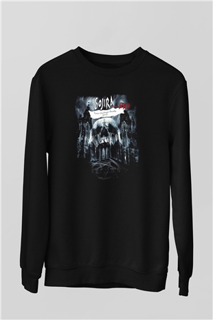 Gojira Siyah Unisex Sweatshirt