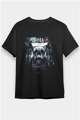 Gojira Siyah Unisex Tişört T-Shirt - TişörtFabrikası