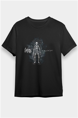 Gojira Siyah Unisex Tişört T-Shirt - TişörtFabrikası
