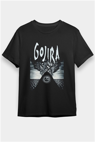 Gojira Siyah Unisex Tişört T-Shirt - TişörtFabrikası