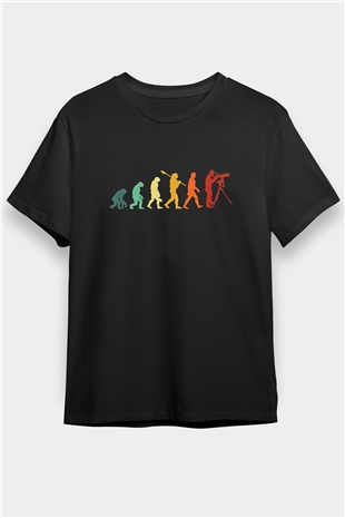 Gökbilimci Siyah Unisex Tişört T-Shirt - TişörtFabrikası