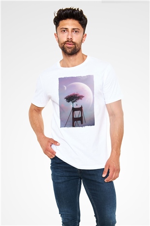Golden Gate Bridge Beyaz Unisex Tişört T-Shirt - TişörtFabrikası