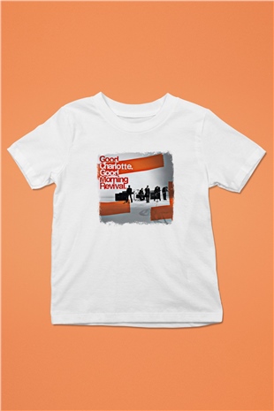 Good Charlotte Baskılı Unisex Beyaz Çocuk Tişört
