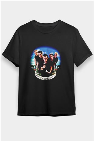 Good Charlotte Baskılı Unisex Siyah Tişört