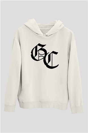 Good Charlotte Beyaz Unisex Kapşonlu Sweatshirt