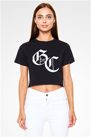 Good Charlotte Siyah Crop Top Tişört