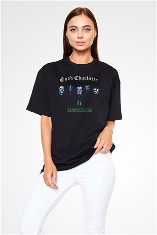 Good Charlotte Siyah Oversize Tişört Oversize T-shirt - TişörtFabrikası