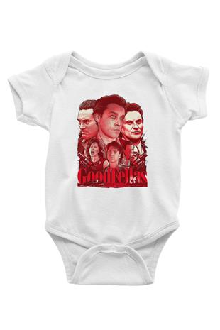 Goodfellas Baskılı Beyaz Unisex Bebek Body - Zıbın