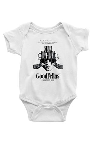 Goodfellas Baskılı Beyaz Unisex Bebek Body - Zıbın