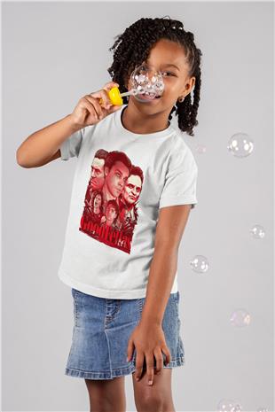 Goodfellas Baskılı Beyaz Unisex Beyaz Çocuk Tişört - Tshirt