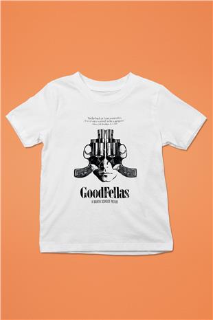 Goodfellas Baskılı Beyaz Unisex Beyaz Çocuk Tişört - Tshirt