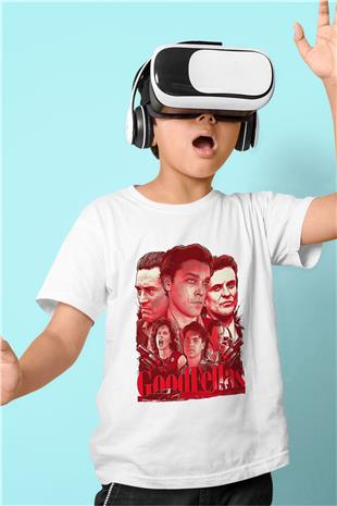 Goodfellas Baskılı Beyaz Unisex Beyaz Çocuk Tişört - Tshirt