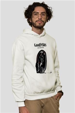 Goodfellas Baskılı Beyaz Unisex Hoodie
