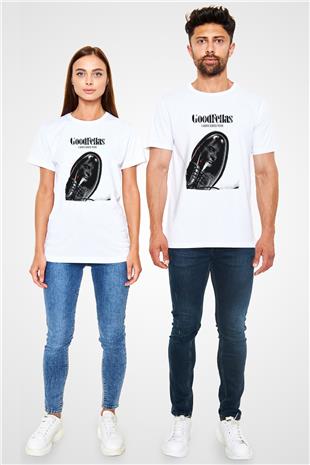 Goodfellas Unisex Baskılı Beyaz Tişört - Tshirt