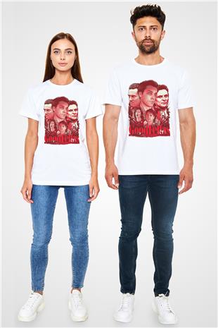 Goodfellas Unisex Baskılı Beyaz Tişört - Tshirt
