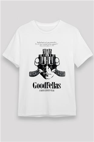 Goodfellas Unisex Baskılı Beyaz Tişört - Tshirt