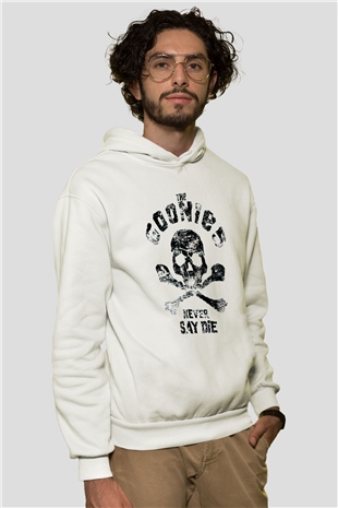 Goonies Beyaz Unisex Hoodie