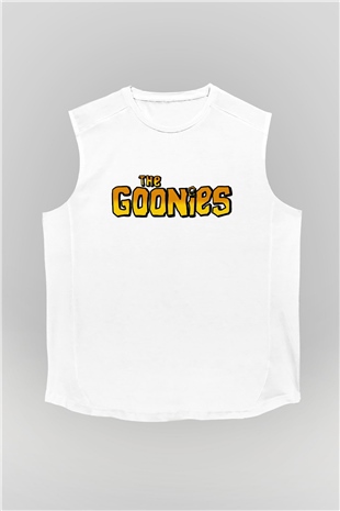 Goonies Beyaz Unisex  Kolsuz Tişört