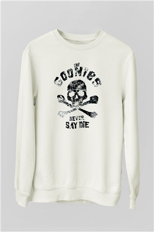 Goonies Beyaz Unisex  Sweatshirt