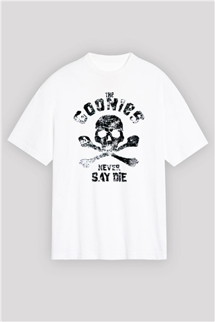 Goonies Beyaz Oversize Tişört