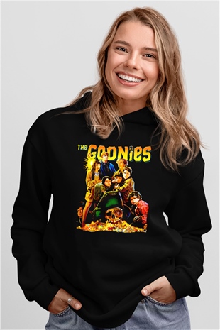 Goonies Siyah Unisex Hoodie