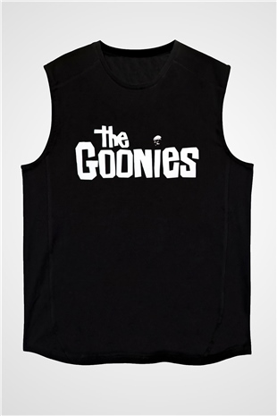 Goonies Siyah Unisex Kolsuz Tişört