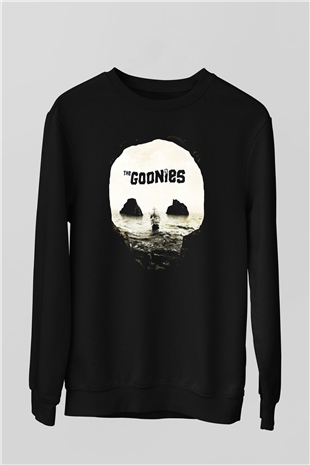 Goonies Siyah Unisex Sweatshirt