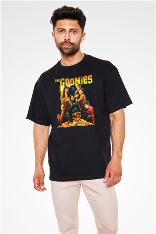 Goonies Siyah Oversize Tişört