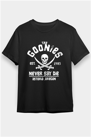 Goonies Siyah Unisex Tişört