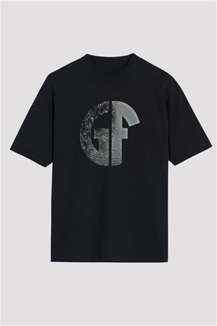 Gorefest Baskılı Unisex Siyah Oversize Tişört