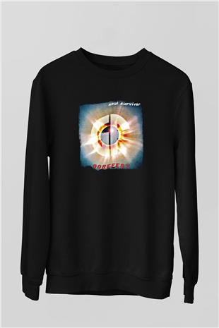Gorefest Baskılı Unisex Siyah Sweatshirt