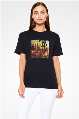 Gorefest Baskılı Unisex Siyah Tişört