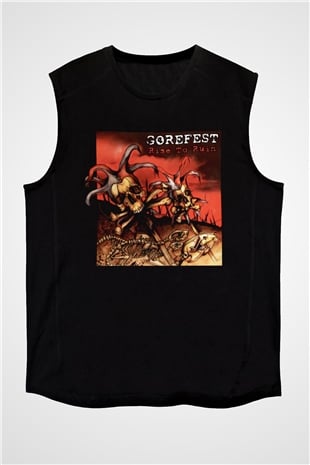 Gorefest Siyah Unisex Kolsuz Tişört