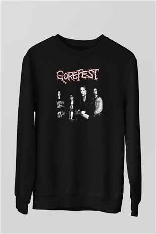 Gorefest Siyah Unisex Sweatshirt