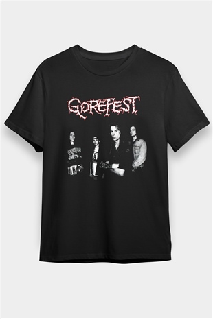 Gorefest Siyah Unisex Tişört T-Shirt - TişörtFabrikası