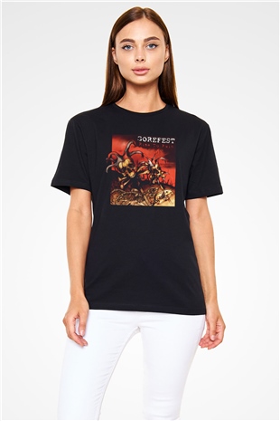 Gorefest Siyah Unisex Tişört T-Shirt - TişörtFabrikası
