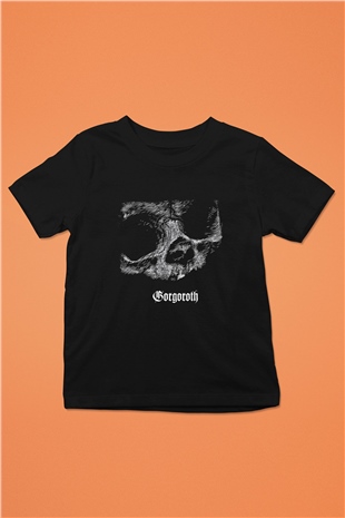 Gorgoroth Baskılı Unisex Siyah Çocuk Tişört