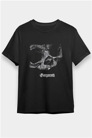 Gorgoroth Baskılı Unisex Siyah Tişört