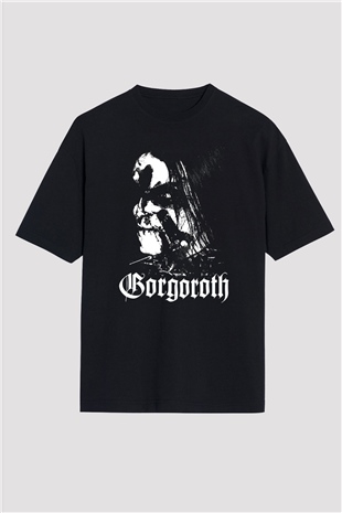 Gorgoroth Siyah Unisex Oversize Tişört T-Shirt