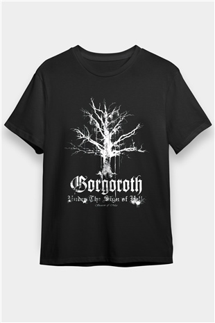 Gorgoroth Siyah Unisex Tişört T-Shirt - TişörtFabrikası