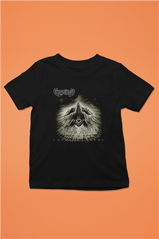 Gorguts Baskılı Siyah Unisex Çocuk Tişört