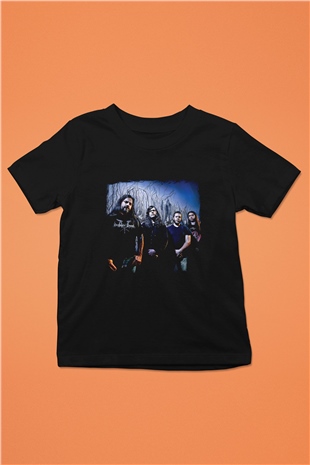 Gorguts Baskılı Unisex Siyah Çocuk Tişört