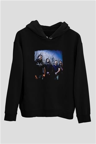 Gorguts Baskılı Unisex Siyah Hoodie