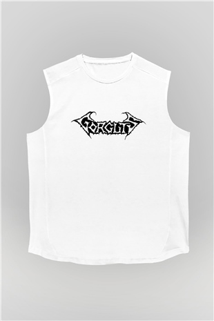 Gorguts Beyaz Unisex Kolsuz Tişört