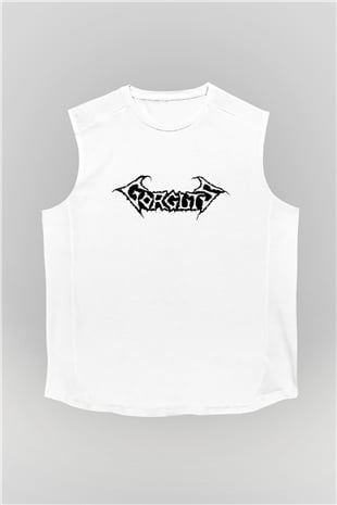 Gorguts Beyaz Unisex Kolsuz Tişört