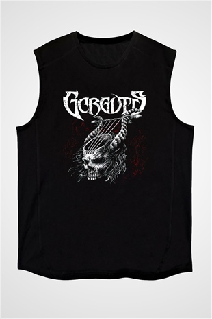 Gorguts Siyah Unisex Kolsuz Tişört
