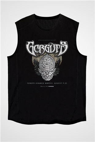 Gorguts Siyah Unisex Kolsuz Tişört