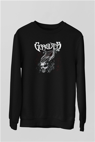 Gorguts Siyah Unisex Sweatshirt