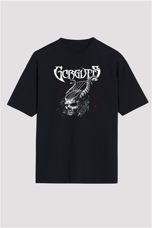 Gorguts Siyah Oversize Tişört Oversize T-shirt - TişörtFabrikası