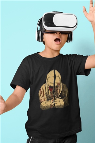 Goril Siyah Unisex Çocuk Tişört